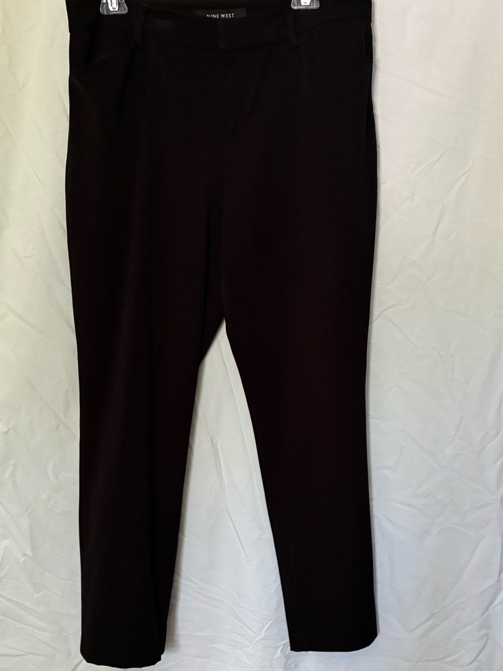 Nine West Black Straight-Leg Trousers
